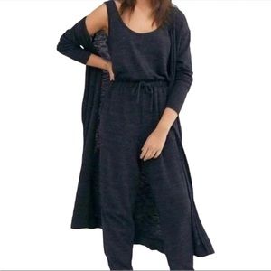 EUC Free People Beach Bicoastal Long Sleeve Cardigan Sweater Duster